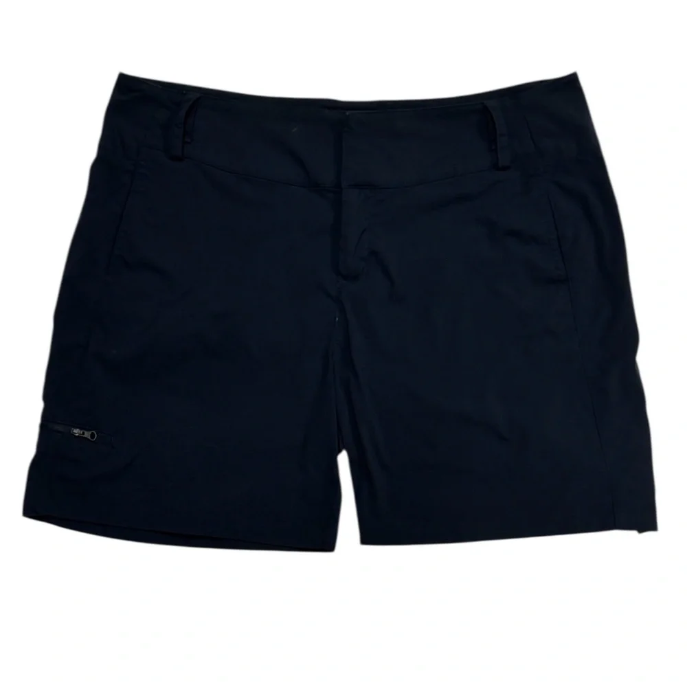 Helly Hansen Navy Blue Women's Low Rise Quick Dry Hiking Cargo Shorts Size 34